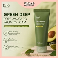 Dr.G Green Deep Pore Avocado Pack-to-Foam 200ml | 2-in-1 Face Cleanser & Pore Mask