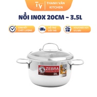 Extreme Infinity 3.5L - 20cm 304 stainless steel multi-purpose pot with 3 stainless steel bottom and