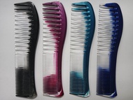Glassy Resin Wide tooth Hair Comb Paganini Haircare Collection High Quality Detangling Hairstyling C