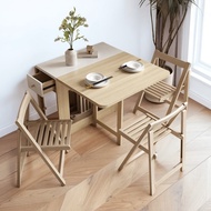 Multifunctional Folding Combination Simple Small Household Household Telescopic Dining Table with Wh