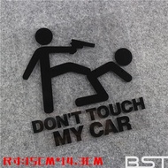 ❤❤ Don't touch my car don't touch my car don't touch my car Funny Body Rear car Sticker 2026.07.03❤❤