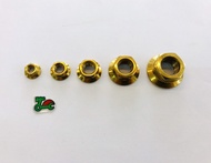 น๊อตแสตนเลส ทอง ตัวเมีย M5 M6 M8 M10 M12