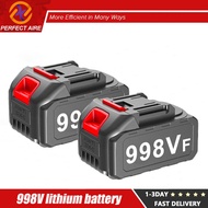 998VF Mesin Rumput Lawn Mower Rechargeable Grass Cutter lithium battery rechargeable large capacity 