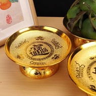 Offering Plate Tribute Plate Plastic Worship God Offering Plate God of Wealth Guan Gong Offering Pla