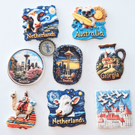 1pc, Birthday Gift, Graduation Gift, Netherlands Fridge Magnet, Australia Fridge Magnet, Estonia Fri