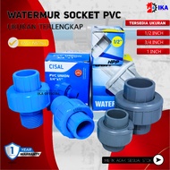 (GOJEK GRAB/) PMP Watermur pvc ts 3/ 4in 1/ 2 in and 1in water mur pvc, watermoor, w.mur pvc, union 