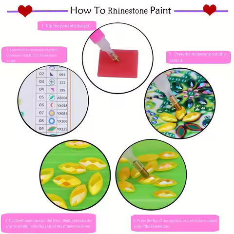 A5 Size Rhinestone Art Painting Notebook Kit with Crystal Pendant Bookmark Diamond Painting Notebook