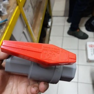 PROMO TERBATAS BALL VALVE KDJ 1/2" DRAT PVC | COD
