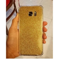Anti Crack+Sticker Glitter Skin Case Samsung A70 A81 A91 C9 Pro F62 F54 5G