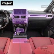For Lexus GX 600 2022-2023 Car interior Center console transparent TPU Paint protective film Anti sc