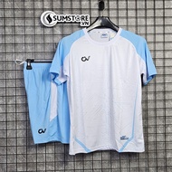 Áo Thể Thao Nam Nữ C350 Trắng - Bộ Thể Thao Bóng Đá Mới Nhất