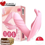 (SG Seller)Wearable Butterfly Vibrator G Spot Clitoral Stimulator Wireless Remote Control Dildo Vibrator Women Sex Toy