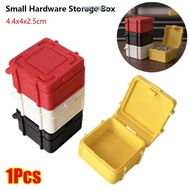 NARCISSUS13A0E 1Pcs Stackable Storage Box, PET Material Compact Size Small Hardware Storage Box, Mul