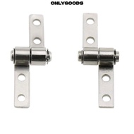 ONLYGOODS Small Metal Damping Hinge, Sliver Metal Steel 360 Degree Torque Hinge, Portable Torque Sha