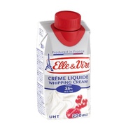 Elle & Vire Whipping Cream 200ml (Frozen & Fresh Shipping)