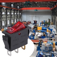 [STOCK] KCD3 Red Button On-Off 3Pin DPST Boat Car Rocker Switch 15A20A 250V125VAC