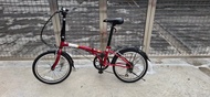 Dahon 紅色摺疊單車