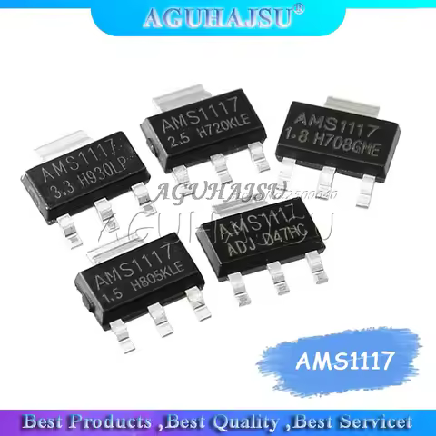 20PCS AMS1117 series AMS1117-3.3V AMS1117-ADJ AMS1117-1.8V AMS1117-1.2V AMS1117-5.0V AMS1117-2.5V AM