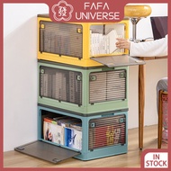 Book Storage Box Foldable Student Book Box Dormitory Book Storage Box Transparent Storage Packing Bo