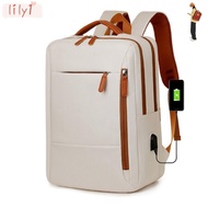 LILY Laptop Backpack, Waterproof 15.6inch Travel Laptop Bag, Fashion  35L Large Capacity with USB Ch