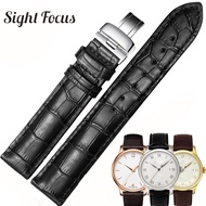 18mm 19mm 20mm 22mm Calfskin Watch Bands for Tissot Le Locle T41 T006 PRC200 Watch Strap Wrist Belt 