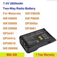 CS 2600mAh Two-Way Radio Battery for Motorola XiR E8600 E8608 E8668 DP3441 DP3441e DP3661E E8608i E8