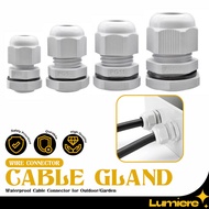 Cable Gland PVC Waterproof PVC Base Nut Box Metal Clad Connector Wire Gland PG7 PG9 PG11 PG13.5 Cabl