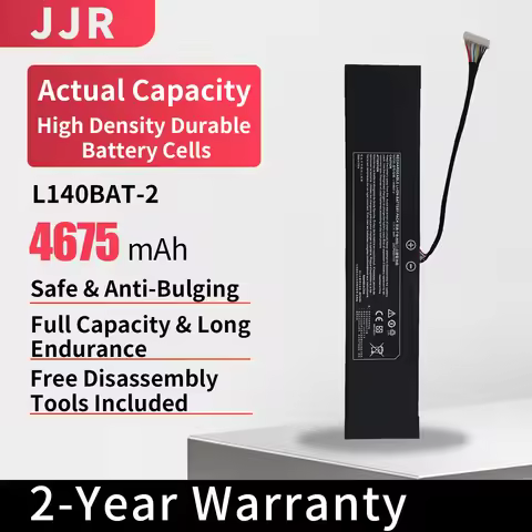L140BAT-2 36Wh/4675mAh 7.7V Replacement Laptop Battery for Thunderobot MixBook Air, Gigabyte RC14