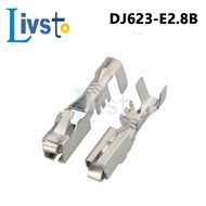 50/100pcs auto wire terminal for elcetric connector crimp loose pins G120 loose terminals DJ623-E2.8