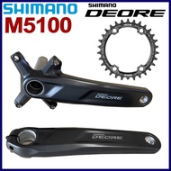 Shimano Deore M5100 Crankset 1x11 Speed Mountain Bike Bicycle Crankset 30T 32T 34T 36T 38T MTB Crank