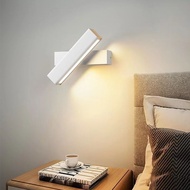 Bedroom Bedside Wall Lamp Modern Minimalist Living Room Background Wall Study Track Creative Rotational Lamps ZHPD UUTR