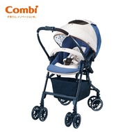 Combi Mechacal Handy 4-wheel stroller with automatic marine blue