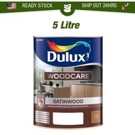 5L ICI DULUX Satinwood Woodcare Matt Paint For Wood and Metal Cat Kayu Besi Cat Minyak 油漆 铁门 木门 Oil 