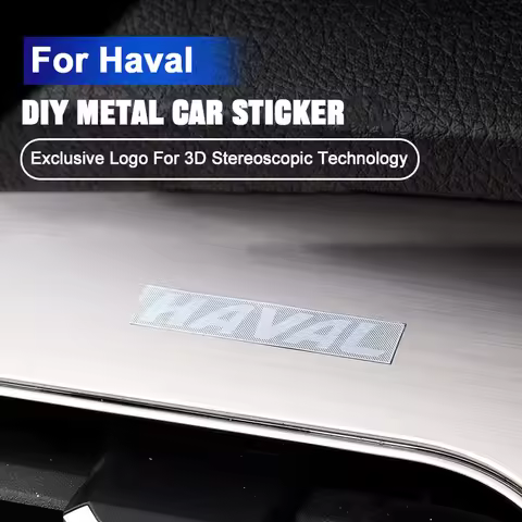 Car Interior Sticker Central control Decals Emblem Styling For Haval H1 H2 H3 H5 H7 H8 H9 H6 3E 2E G