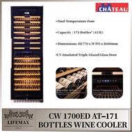 [SG Seller]CHATEAU CW 1700ED AT Bottles Wine Cooler  Large Wine Coolers