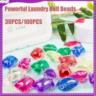 FJONE 30/100Pcs Colorful Laundry Ball Gel Beads Lasting Fragrance Powerful Laundry Ball Beads Portab