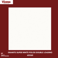 Granit Keramik Lantai Putih Polos Double Loading KW1 60x60