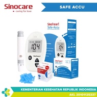 Vintaco - Alat Cek Gula Darah Sinocare SinoHeart / Safe Accu / Cek Gula Darah Safe-Accu / Tes Gula Darah