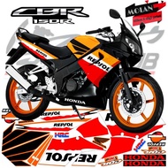 Decal Sticker Striping Variations in Original Motifs Honda CBR 150 R OLD REPSOL & CBR OLD 2003-2004-