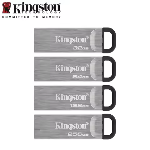 Original Kingston DataTraveler Kyson USB Flash Drive 32GB 64GB 128GB 256GB USB 3.2 Flash Penrive DTK