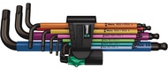 Wera Tools 5073593001 L-Keys950 SPKL/9 SM N MULTICOLOUR SB Long Arm Hex-Key Set