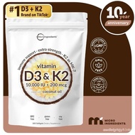 Microvitamin D3 K2 Supplement Soft Capsules