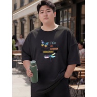 2Y603 [AIYOU] Lelaki Baju T Shirt Men Tshirt Crop Top Clothes Plus Size 1XL-5XL Korean Style Seluar