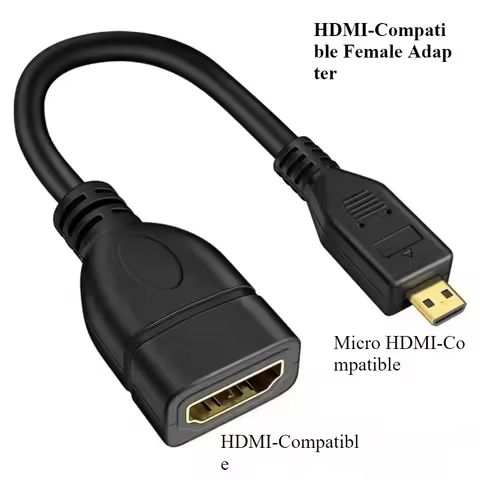 4K 60Hz Micro HDMI-Compatible To HDMI-Compatible Data Transmission Line for Raspberry Pi 5/Pi 4 Hero