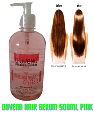 DUVENA Shine And Repair Crystal Oil with Vitamin E (PINK) 500ML