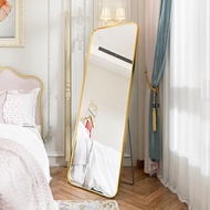 BW88# Full-Length Mirror Dressing Mirror Floor Mirror Home Wall Mount Bedroom Makeup Wall-Mounted Dormitory Three-Dimens