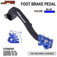JFG RacingอลูมิเนียมCNCรถจักรยานยนต์ด้านหลังเบรคเท้าเหยียบก้านสำหรับยามาฮ่าYZ250F YZF250 2010-2019 Y
