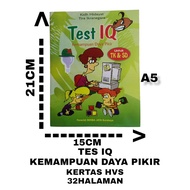 BOOK OF THE MIND POWER OF CHILDREN'S IQ TEST A5 HVS PAPER, SERBA JAYA PUBLISHER