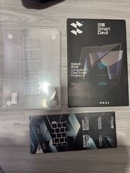 全新MacBook Air 13.6 M2 保護殼 屏幕貼 鍵盤保護膜