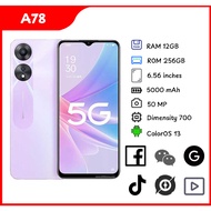 oppo A78 5G Smartphone 12GB + 256GB  6.56Inc  5000 mAh Large Battery 1 year warranty